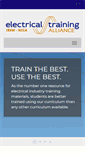 Mobile Screenshot of electricaltrainingalliance.org