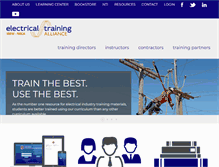 Tablet Screenshot of electricaltrainingalliance.org
